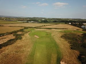 Royal Porthcawl 6th Aerial Green